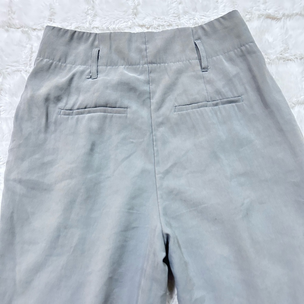 Dynamite Women’s Gray High-Waisted Pants w/Front and Back Pockets Size 2 - Picture 7 of 9